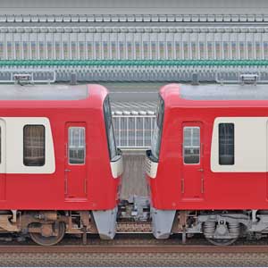 京急電鉄 600形（4次車）655編成＋新1000形（2次車・車体更新車）1025編成（山側）