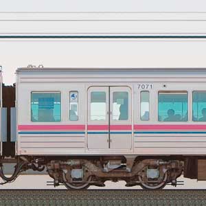京王7000系デハ7071