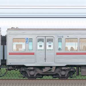 京王7000系（復刻塗装車両）サハ7528