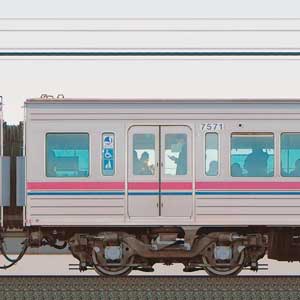 京王7000系サハ7571