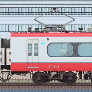 名鉄1000系「パノラマsuper」（2次車）モ1161（リニューアル車）