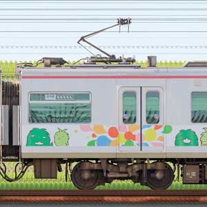 名鉄3300系「愛・地球博20祭トレイン」モ3351