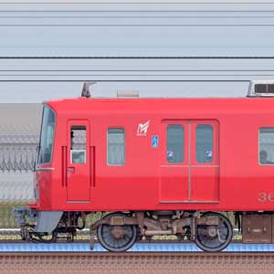 名鉄3500系(1次車)3501編成(更新車・海側)