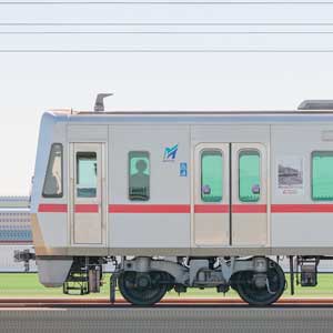 名鉄4000系4013編成「名鉄瀬戸線120周年記念トレイン」（山側）