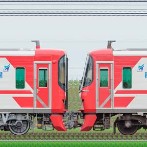 名鉄9100系（5次車）9122編成＋（4次車）9109編成（山側）