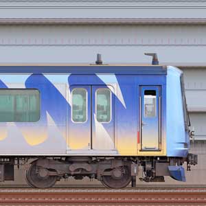 横浜高速鉄道Y500系「YOKOHAMA DeNA BAYSTARS TRAIN 2023」クハY505