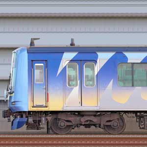 横浜高速鉄道Y500系Y515編成「YOKOHAMA DeNA BAYSTARS TRAIN 2023」（山側）