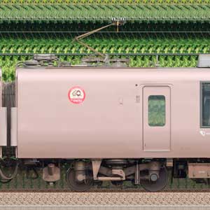 小田急30000形ロマンスカー「EXE」サハ30455（箱根そば60周年記念マーク）