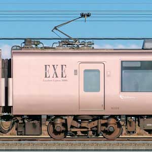小田急30000形ロマンスカー「EXE」デハ30504
