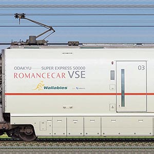 小田急50000形ロマンスカー「VSE」デハ50701 （ワラビーズ号）