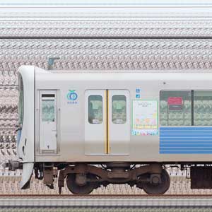 西武30000系(8次車)30103編成「西武グループこども応援プロジェクト ぼくのわたしのみらい絵トレイン」(2位側)