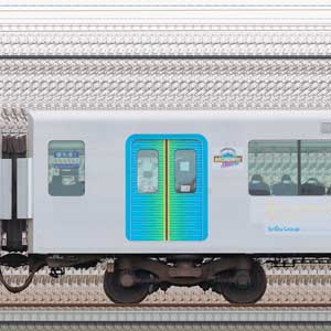 西武40000系「プリンスアイスワールドラッピングトレイン」サハ40406