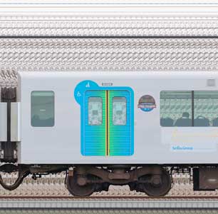 西武40000系「プリンスアイスワールドラッピングトレイン」モハ40906