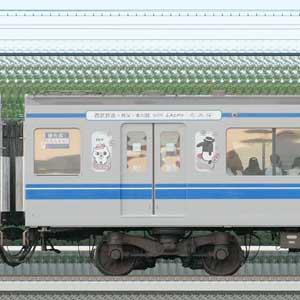 西武6000系モハ6658「西武鉄道×秩父・本川越 with LAIMO&爽爽猫」ラッピング