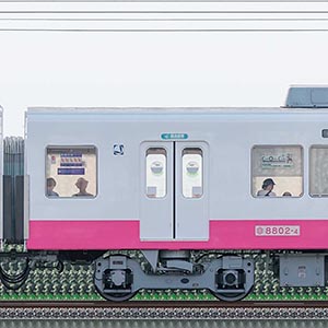 新京成8800形サハ8802-4（機器更新・内装リニューアル後）