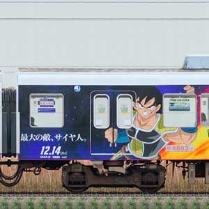 新京成8800形モハ8803-2「ドラゴンボール超 ブロリー」電車