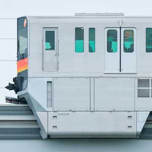 多摩都市モノレール1000系1108編成（東側）