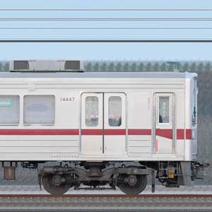 東武10030型クハ14447（リニューアル車）2025年撮影