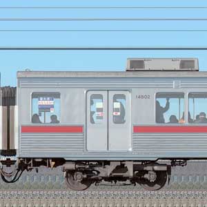 東武10000型サハ14802（リニューアル車）