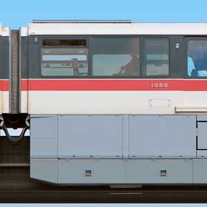 東京モノレール1000形1086（初代塗装）