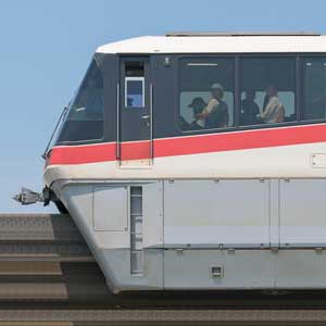 東京モノレール1000形1085編成(初代塗装・海側)