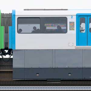 東京モノレール2000形2032「ヘラルボニー」ラッピング