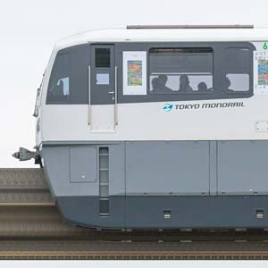 東京モノレール2000形2031編成「ヘラルボニー」ラッピング（海側）