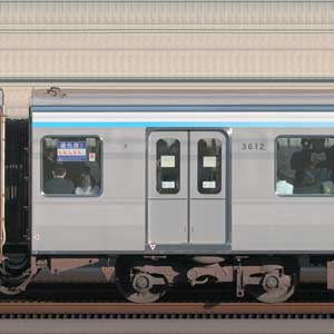 東急3000系サハ3612（リニューアル車）