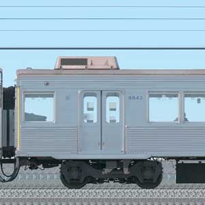 東急8500系デハ8843