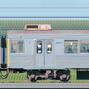 東急8500系デハ8863