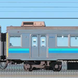 東急8500系デハ8883（伊豆急カラー）