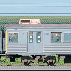 東急8500系サハ8931