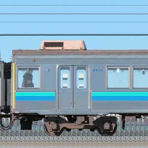 東急8500系サハ8938（伊豆急カラー）
