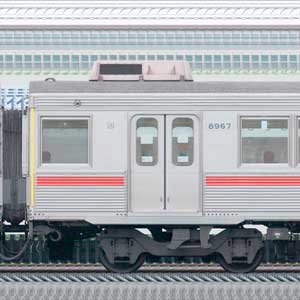 東急8500系サハ8967