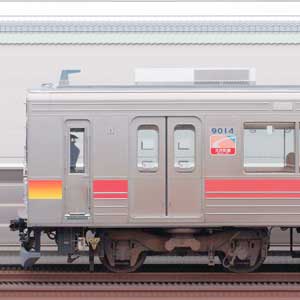 東急9000系9014編成（山側）