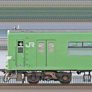 JR西日本吹田総合車両所奈良支所201系ND614編成（山側）