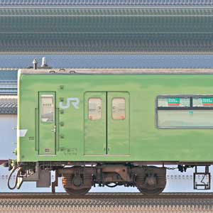 JR西日本吹田総合車両所奈良支所201系ND602編成（山側）