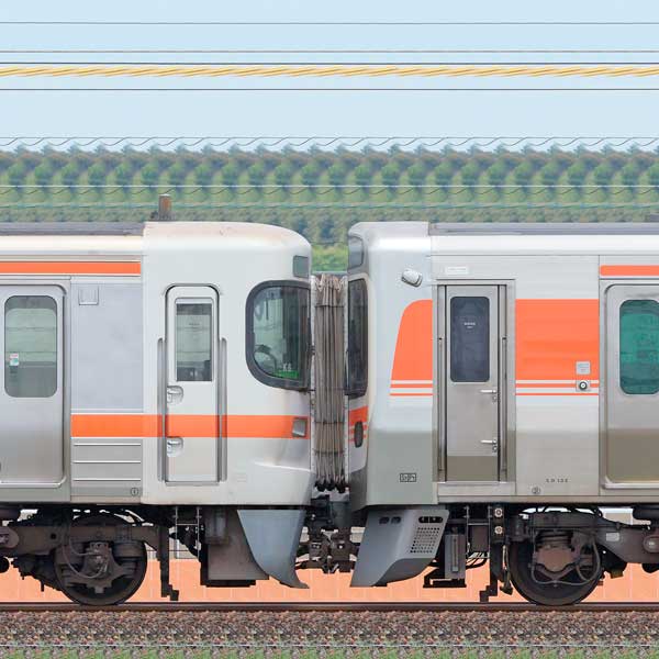 JR東海静岡車両区313系300番台K6編成＋315系3000番台U6編成（海